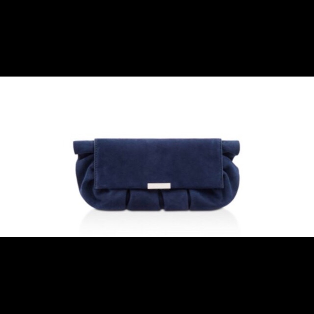 Loeffler Randall Tab Suede Clutch